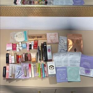 BN 77 Piece Makeup and Skincare Lot - includes MAC, Fenty, Charlotte Tilbury